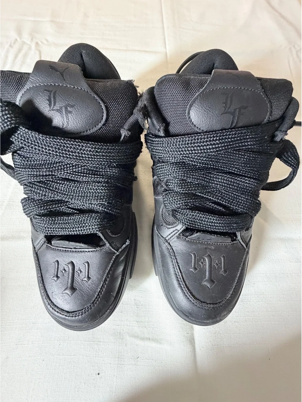 Men's Puma LF Legacy Black High-Top Sneakers Size 10 US